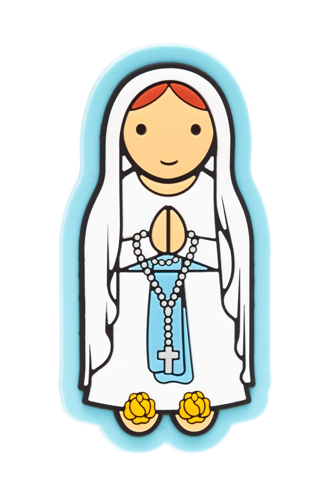 Lady of Lourdes Fridge Magnet - Little Drops of Water