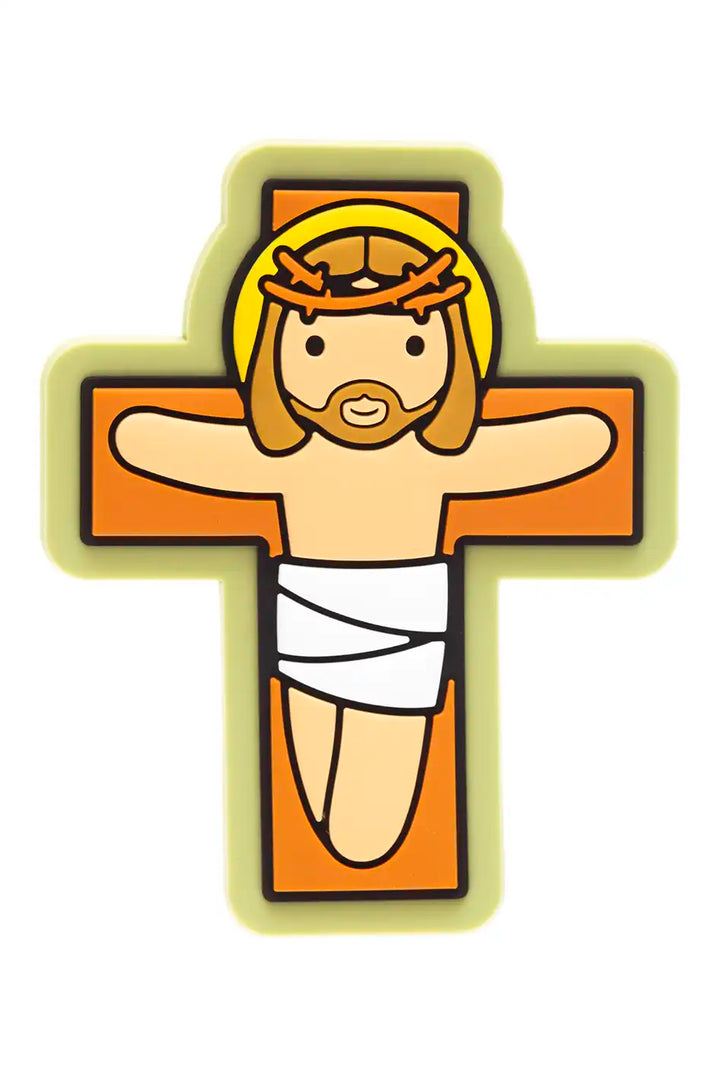 Aimant de réfrigérateur Jésus sur la croix