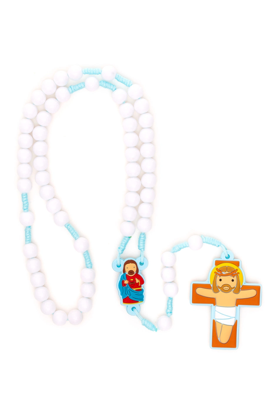 Sacred Heart Blue Rosary