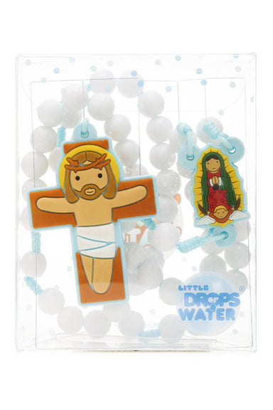 Lady of Guadalupe Blue Rosary - Little Drops of Water